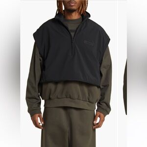 Fear of God Essentials Half Zip Fleece‎ & Nylon Vest men’s small NWT